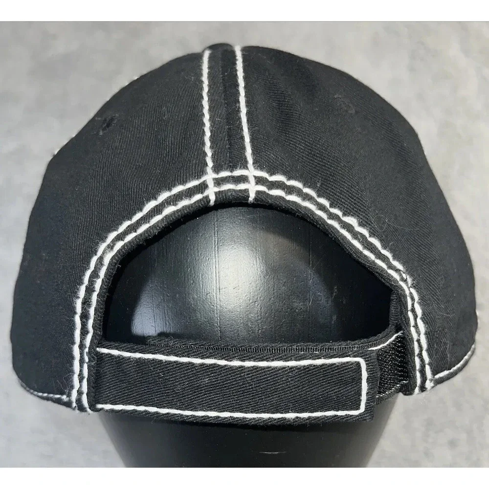 Disney Parks Epcot Center Black Spaceship Earth Adjustable Cap Hat *Rare